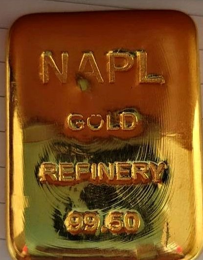 AP Jewellers 999.9 fine gold bar
